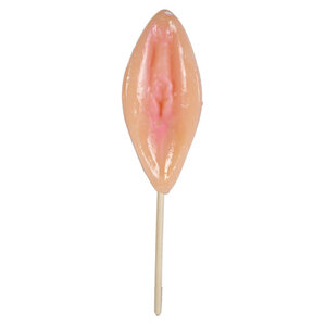 Vagina Lolly Met Aardbeismaak