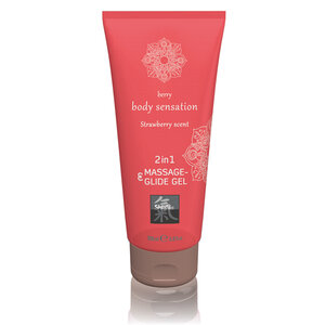 Massage- & Glide Gel 2 in 1 - Aardbei