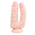 Realistische Dubbele Dildo Met Zuignap - 18 cm_