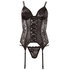 Kanten bustier met jarretels_