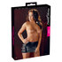 Wetlook Mini Rok Met Riempjes_