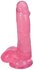 Lollicock - Dildo Slim Stick With Balls - Cherry Ice - 15.8 cm_