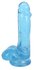 Lollicock - Dildo Slim Stick With Balls - Berry Ice - 15.8 cm_