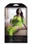 Stargazing Cold Shoulder Jarretel Catsuit - Neon Green_