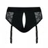 Diva Luxe Kanten Strap On Harnas met Jarretels_