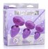 Glitter Gem Anaalplug Set - Paars_