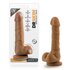 Dr. Skin - Realistische Dildo Met Zuignap 20 cm - Mocha_