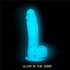 Addiction - Luke Glow In The Dark Dildo - 18 cm_