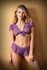 Kate Crop Top Met Sexy French Knickers - Paars_