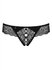 Miamor String Met Open Kruisje - Zwart_
