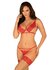 Mellania BH Set Met Sexy String - Rood_