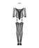 Mesh Catsuit - Zwart_