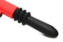 Stotende Pistool Vibrator - Zwart/Rood_