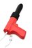 Stotende Pistool Vibrator - Zwart/Rood_