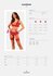 Lacelove Romantische set met jarretelgordel - Rood_