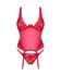 Lacelove Sexy Doorzichtig Rood Korset_