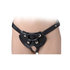 2-Strap Lederen Strap-On Harnas_