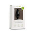 Zwarte buttplug met trekring - medium_