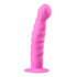 Siliconen dildo met zuignap - Roze_