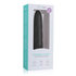 Zwarte siliconen vibrator_